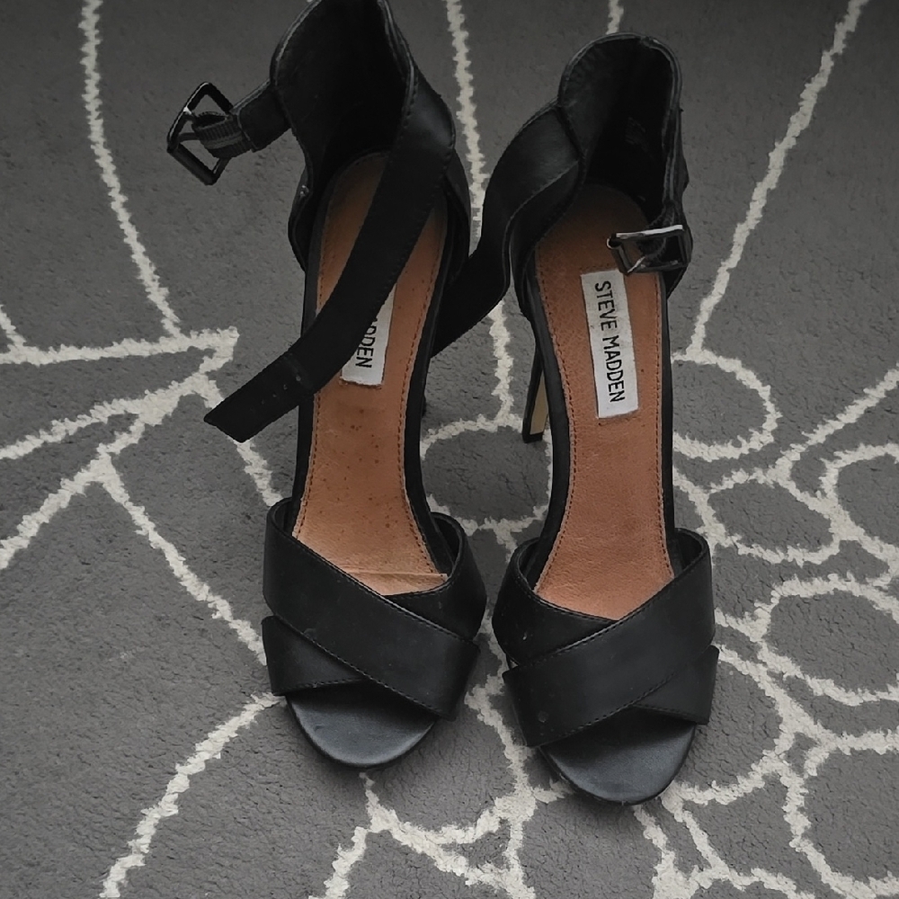 Steve Madden Black Women's Heels